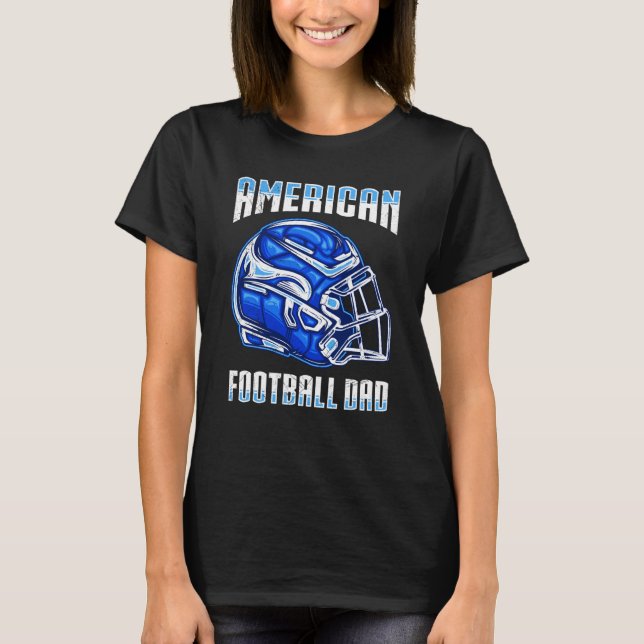 Camiseta American Football Dad Quaterback Kicker For Men Wo (Frente)
