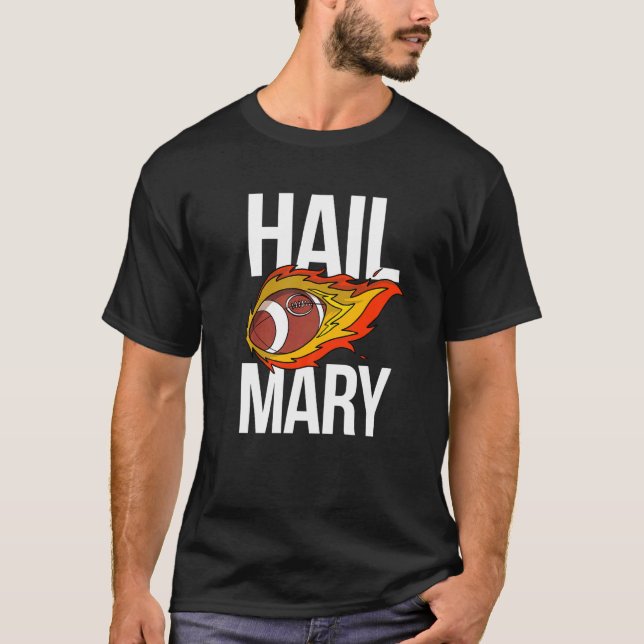 Camiseta American Football Flamme Hail Mary (Frente)