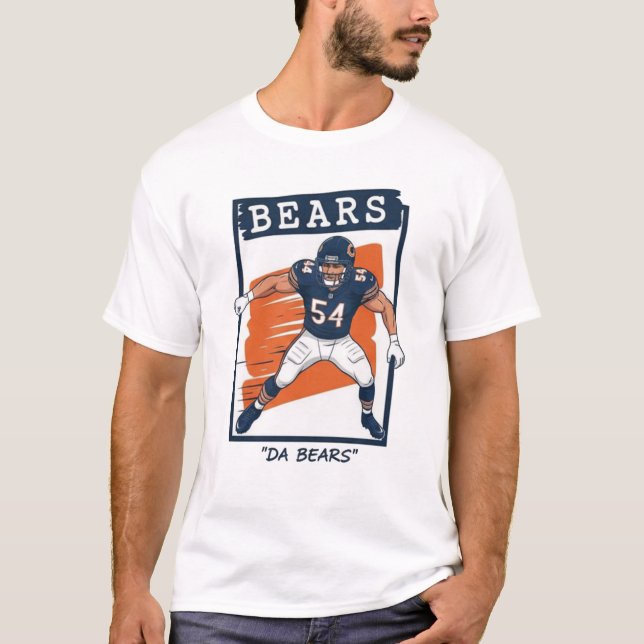 Camiseta American Football Linebacker Action Pose (Frente)