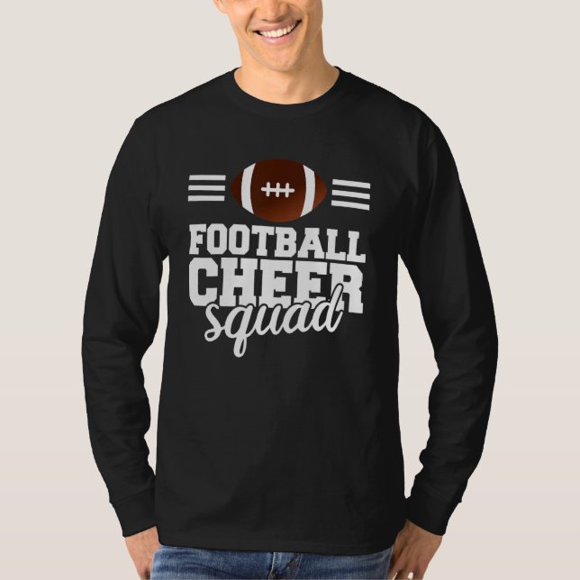 Camiseta American Football Mom Grandma Cheer Squad Women Ch (Frente)