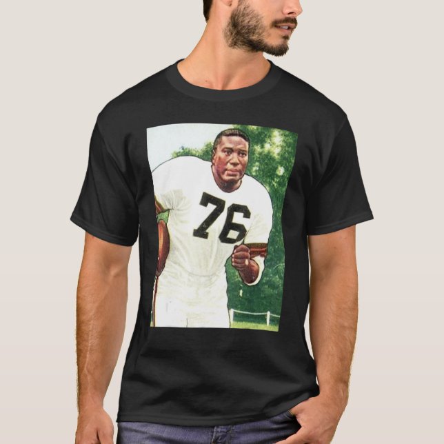 Camiseta American Football Player No 76 Illustration SITE B (Frente)