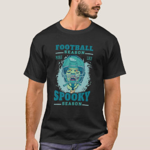 Camiseta American Football Spooky Season, Retro de Diversão