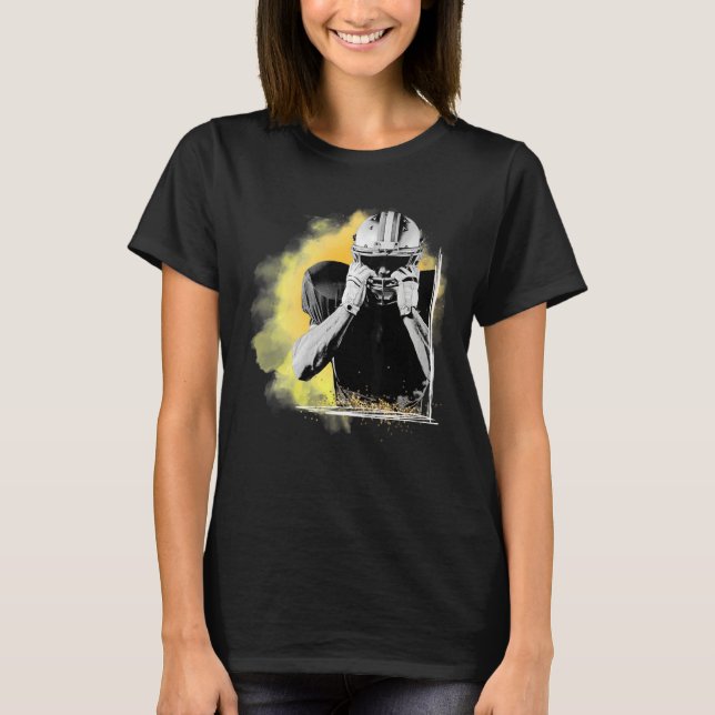 Camiseta American Football Sports Yellow Player (Frente)