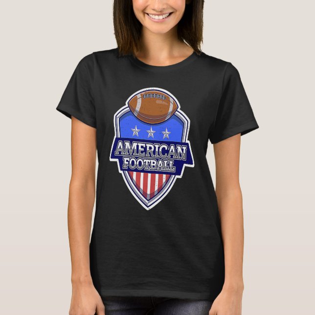 Camiseta American Football Team Sport Game Professional Pla (Frente)
