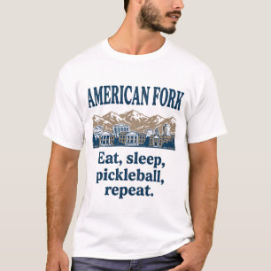 Camiseta American Fork Pickleball Utah Mountain View