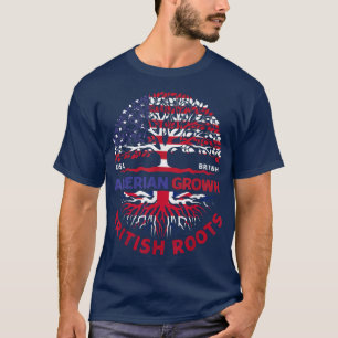 Camiseta American Groots britânicos britânicos britânicos S