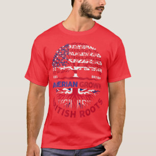 Camiseta American Groots britânicos britânicos britânicos S