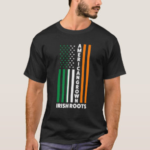 Camiseta American Groots Irish Irland Irish Flag