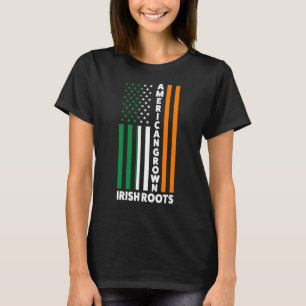 Camiseta American Groots Irish Irland Irish Flag
