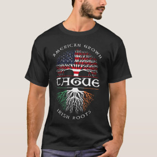 Camiseta American Groots Irish Roots TAGUE Nome irlandês