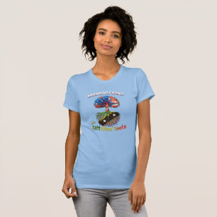 Camiseta American Grown - Adolescente de Mulheres Kittician