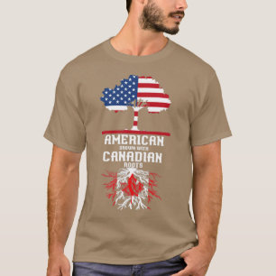 Camiseta American Grown Canadian Roots Canadá