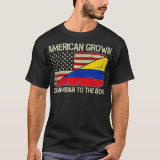 Camiseta American Grown Colombian To The Bone US Colombia F
