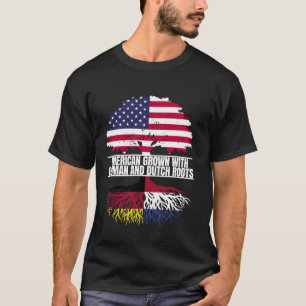 Camiseta American Grown com Bandeira Patrimônio Alemão Roo
