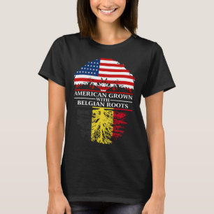 Camiseta American Grown com Belga Roots Bélgica