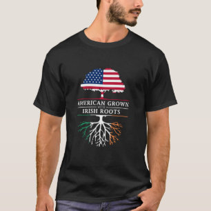 Camiseta American Grown com Irlanda Roots