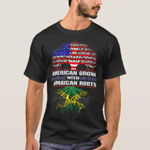 Camiseta American Grown com Raízes jamaicanas