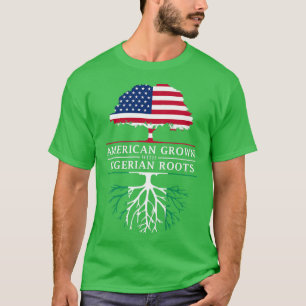 Camiseta American Grown com Raízes na Nigéria Premiu
