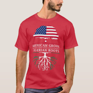 Camiseta American Grown com Raízes nigerianas - Nigéria Pre