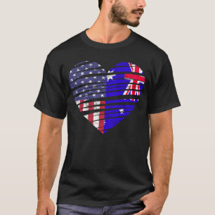 Camiseta American Grown Hearwn USA Patriot Herita