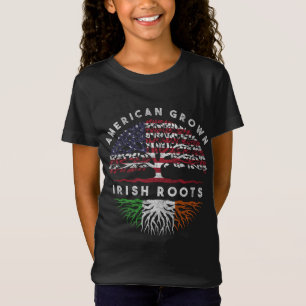 Camiseta American Grown Irish Roots Irlanda