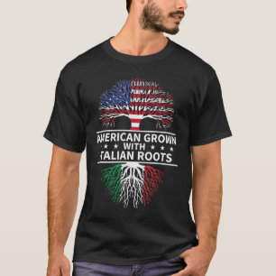 Camiseta American Grown Italiana Roots Itália