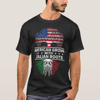Camiseta American Grown Italiana Roots Itália