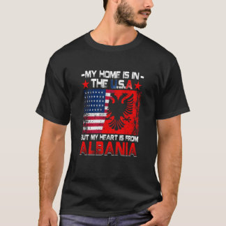 Camiseta American Grown Patriot Albanian American from Alba