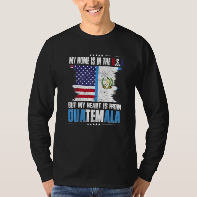 Camiseta American Grown Patriot Guatemalan American from Gu (Frente)