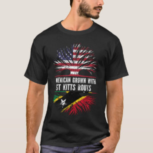 Camiseta American Grown with Rua Kitts Roots USA Flag