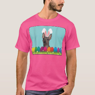 Camiseta American Hairless Terrier w Bunny Ears 