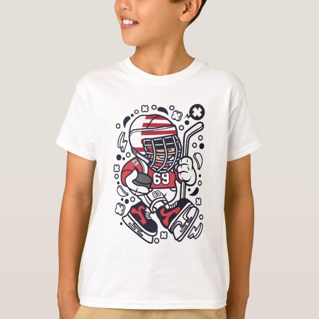 Camiseta American Hockey Kid (Frente)