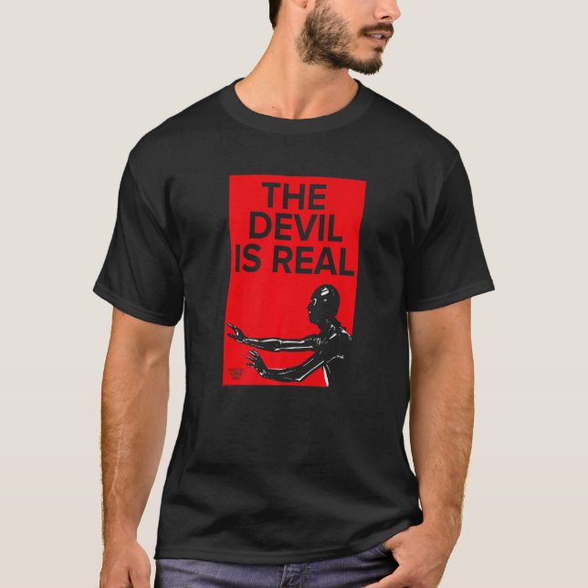 Camiseta American Horror Hotel Devil Is Real   (Frente)