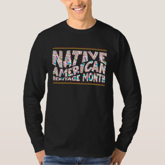 Camiseta American Indian Heritage Month costume Boho style 