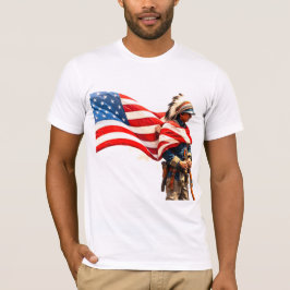 Camiseta american indian soldier