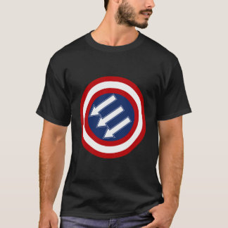 Camiseta American Iron Front Retro Vintage Símbolo Usa Flag
