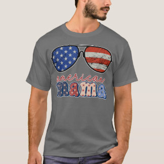 Camiseta American Mama 4 de julho Matando a Família das Mul