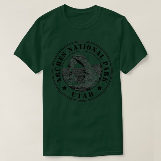 Camiseta American national parks or the state of Utah Then  (Frente do Design)