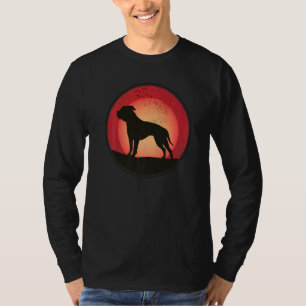 Camiseta American Old Southern White Buldog Retro 4