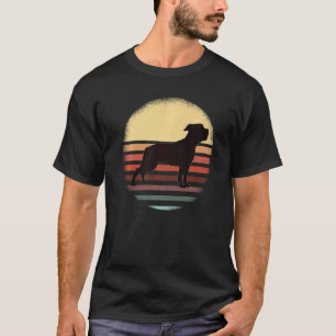 Camiseta American Old Southern White Bulldog Retro 25