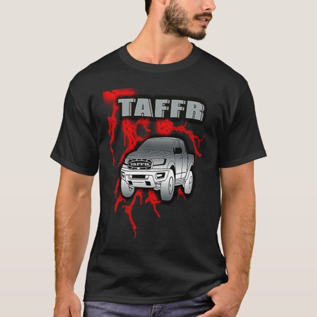 Camiseta American Pickup Truck  TAFFR Red Lightning (Frente)