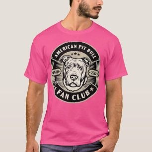 Camiseta American Pit Bull Dog Fan Club