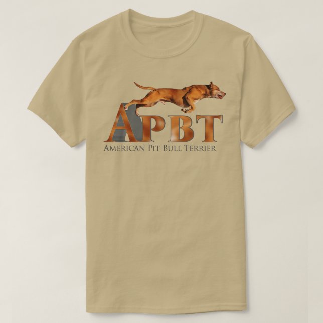 Camiseta American Pit Bull Terrier 10 (Frente do Design)