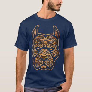 Camiseta American Pit Bull Terrier Tatuagens Tribais