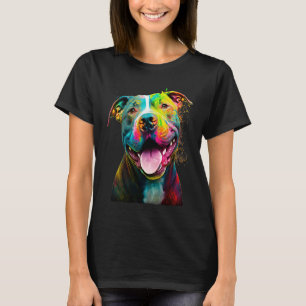 Camiseta American Pitbull Colorido para pitbull