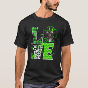 Camiseta American Pitbull Shamrock Lucky C Irlandês St Patr