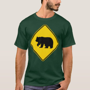 Camiseta American Road Signes Migrando ursos à frente