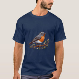 Camiseta American Robin bird Basic Dark T-Shirt