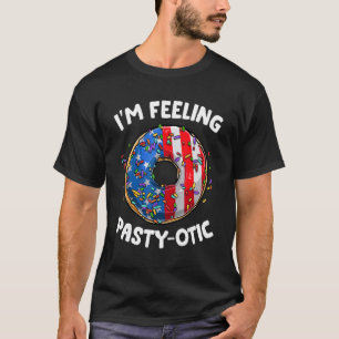 Camiseta American Rosquinha Baking Paontey 4 De Julho Dough