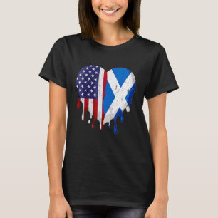 Camiseta American Scottish Heritage Month Scotland Flag Hea